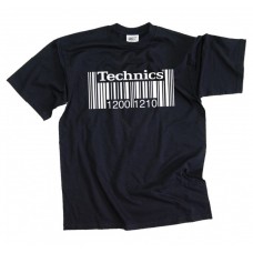 Camiseta importada Technics Barcode (G)