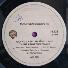 Maureen McGovern – Can You Read My Mind (Love Theme From "Superman")