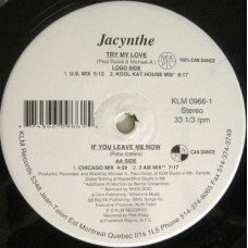 Jacynthe – Try My Love / If You Leave Me Now