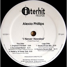 Alexia Phillips – I Never Needed