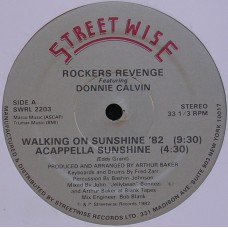 Rockers Revenge Featuring Donnie Calvin – Walking On Sunshine ’82
